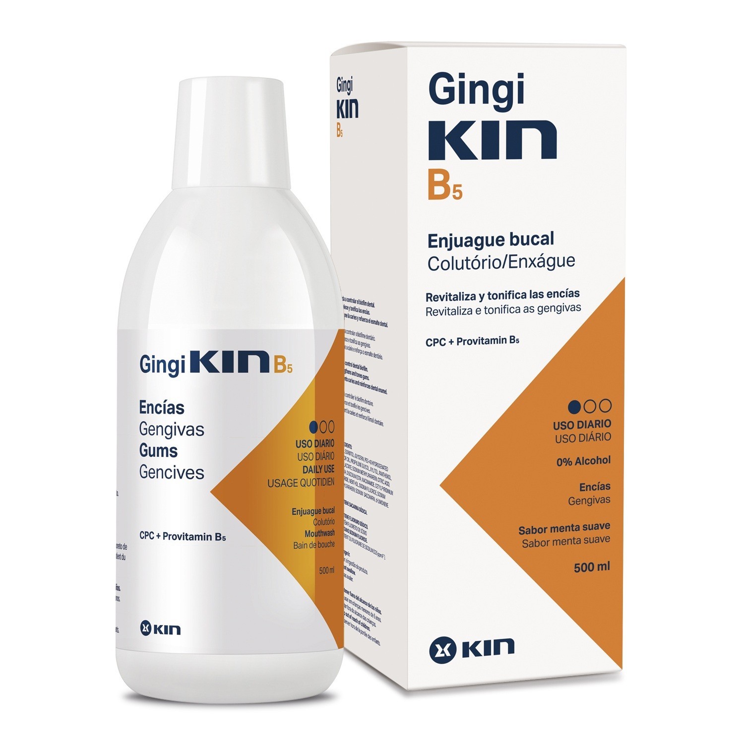 GINGI KIN PLUS ENJUAGUE BUCAL 500 ML