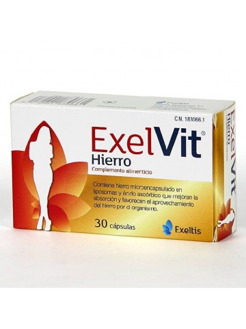 EXELVIT HIERRO 30 CAPS